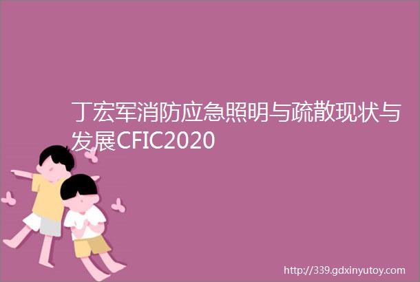 丁宏军消防应急照明与疏散现状与发展CFIC2020