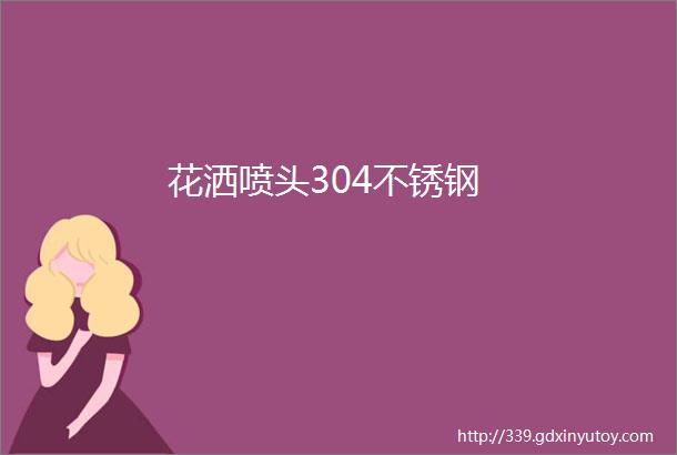 花洒喷头304不锈钢