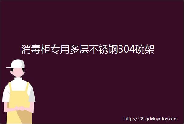 消毒柜专用多层不锈钢304碗架