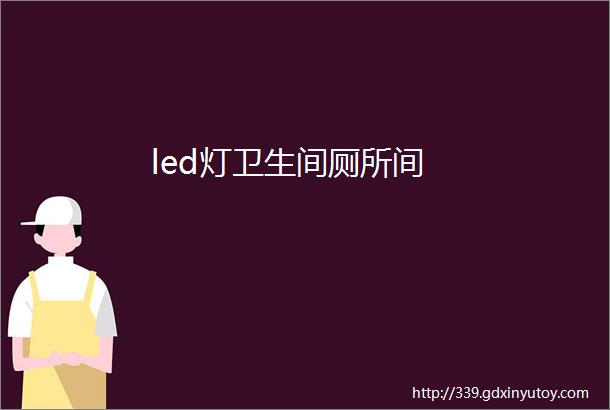 led灯卫生间厕所间